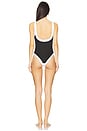 view 3 of 3 Sailor One Piece Swimsuit in Black