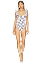 view 1 of 3 MAILLOT DE BAIN ANASTASIA in Ivory & Black Polka Dot
