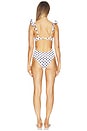 view 3 of 3 MAILLOT DE BAIN ANASTASIA in Ivory & Black Polka Dot