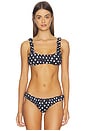 view 1 of 4 MAILLOT DE BAIN DORIT in Black & Ivory Polka Dot