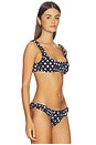 view 2 of 4 MAILLOT DE BAIN DORIT in Black & Ivory Polka Dot