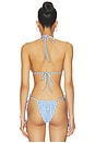 view 3 of 5 BAÑO BETTINA in Sky Blue Gingham