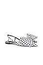 view 2 of 5 Harper Flat in White & Black Polka Dot
