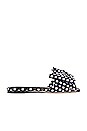 view 1 of 5 SANDALIA DIANA in Black & White Polka Dot
