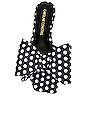 view 4 of 5 SANDALIA DIANA in Black & White Polka Dot