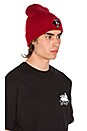 view 3 of 4 Go To Hell Beanie in Red