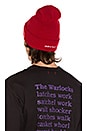 view 4 of 4 Go To Hell Beanie in Red