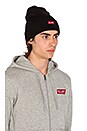 view 3 of 4 Box Logo Beanie in Black