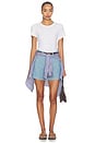 view 5 of 6 Janey Shorts in Light Blue