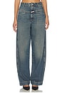 view 1 of 6 Deni Wide Leg Jeans in Dark Blue