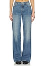 view 1 of 6 Gillan Wide Leg Jeans in Mid Blue