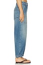 view 4 of 7 Rhannon Barrel Jeans in Mid Blue