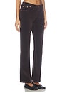 view 2 of 6 Jovanna Bootcut Jeans in Cinder Brown