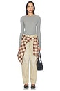view 6 of 6 Weston Wide Leg Jeans in Wheat Beige