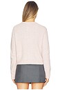 view 3 of 4 Crew Neck Cardigan in Blush Pink