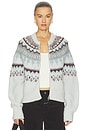 view 2 of 6 Cropped Zip Cardigan in Cloud Cream