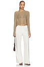 view 5 of 6 Flared Linen Pants in Flye
