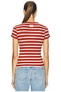 view 3 of 4 Slim Tee Shirt in Brick Red