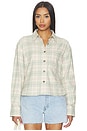 view 2 of 5 CAMISA OVERSIZE CORTA CROPPED OVERSIZED SHIRT in Cypress Green