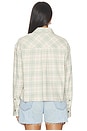 view 4 of 5 CAMISA OVERSIZE CORTA CROPPED OVERSIZED SHIRT in Cypress Green