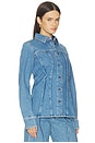 view 3 of 5 CAMISA CON COSTURAS ORGÁNICAS ORGANIC SEAMING SHIRT in Mid Blue