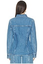 view 4 of 5 CAMISA CON COSTURAS ORGÁNICAS ORGANIC SEAMING SHIRT in Mid Blue