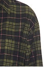 view 6 of 5 CHEMISE CROPPED OVERSIZED CROPPED OVERSIZED SHIRT in Stoneleaf Green