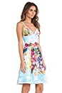 view 3 of 6 Pool Flower Neoprene Dress in Multi