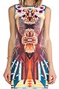view 5 of 6 Furniture Weave Neoprene Dress in Multi