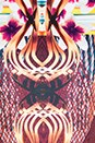 view 6 of 6 Furniture Weave Neoprene Dress in Multi