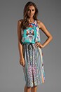 view 1 of 6 Prism Orchid Dress in Turquoise
