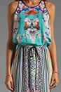 view 5 of 6 Prism Orchid Dress in Turquoise