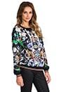 view 2 of 5 Gold Panther Sweatshirt in Multi
