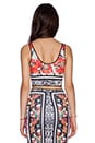 view 4 of 5 TOP CORTO FLORAL SCARF PRINT in Multi