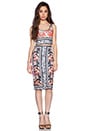 view 5 of 5 TOP CORTO FLORAL SCARF PRINT in Multi