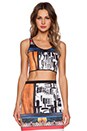 view 1 of 4 Imperial Markings Crop Top in Multi