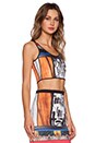 view 2 of 4 Imperial Markings Crop Top in Multi