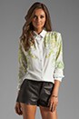 view 1 of 6 Neon Filigree Blouse in White