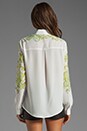 view 3 of 6 Neon Filigree Blouse in White