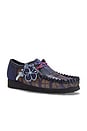 view 2 of 6 x Nicholas Daley Wallabee Moccasin Shoe in Navy Combi