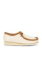view 1 of 6 Wallabee in White Combi Lea