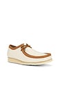 view 2 of 6 Wallabee in White Combi Lea