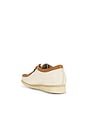 view 3 of 6 Wallabee in White Combi Lea