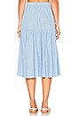 view 3 of 4 Fara Midi Skirt in Riv Blue
