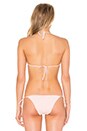 view 3 of 4 Donovan Triangle Bikini Top in Blush