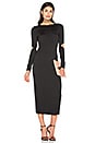 view 1 of 3 VESTIDO MIDI SAMMY in Black