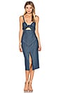 view 1 of 3 VESTIDO EUNICE in Marina Denim