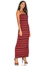 view 3 of 4 Evan Dress in Brick Tribal