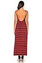 view 4 of 4 Evan Dress in Brick Tribal