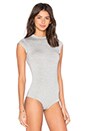 view 4 of 5 LETTIE ボディスーツ in Heather Grey